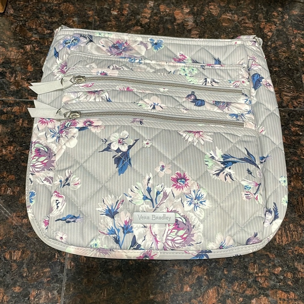 Vera Bradley Triple Zip Hipster Performance Twill
